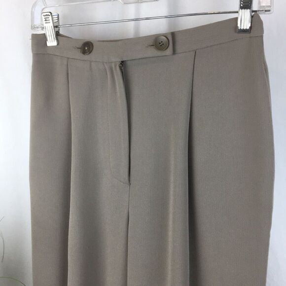 Emanuel Ungaro  Vintage Gray-Taupe Straight Leg Trouser Pants 6 - Picture 4 of 8